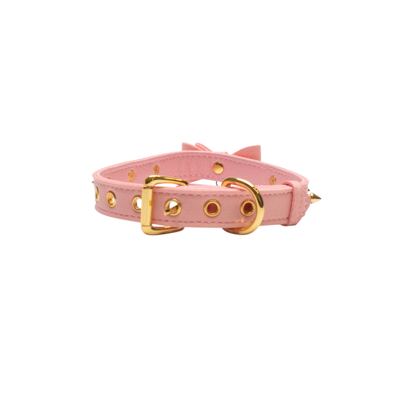 Collar - Pink And Gold Spikes - DDLG Choker