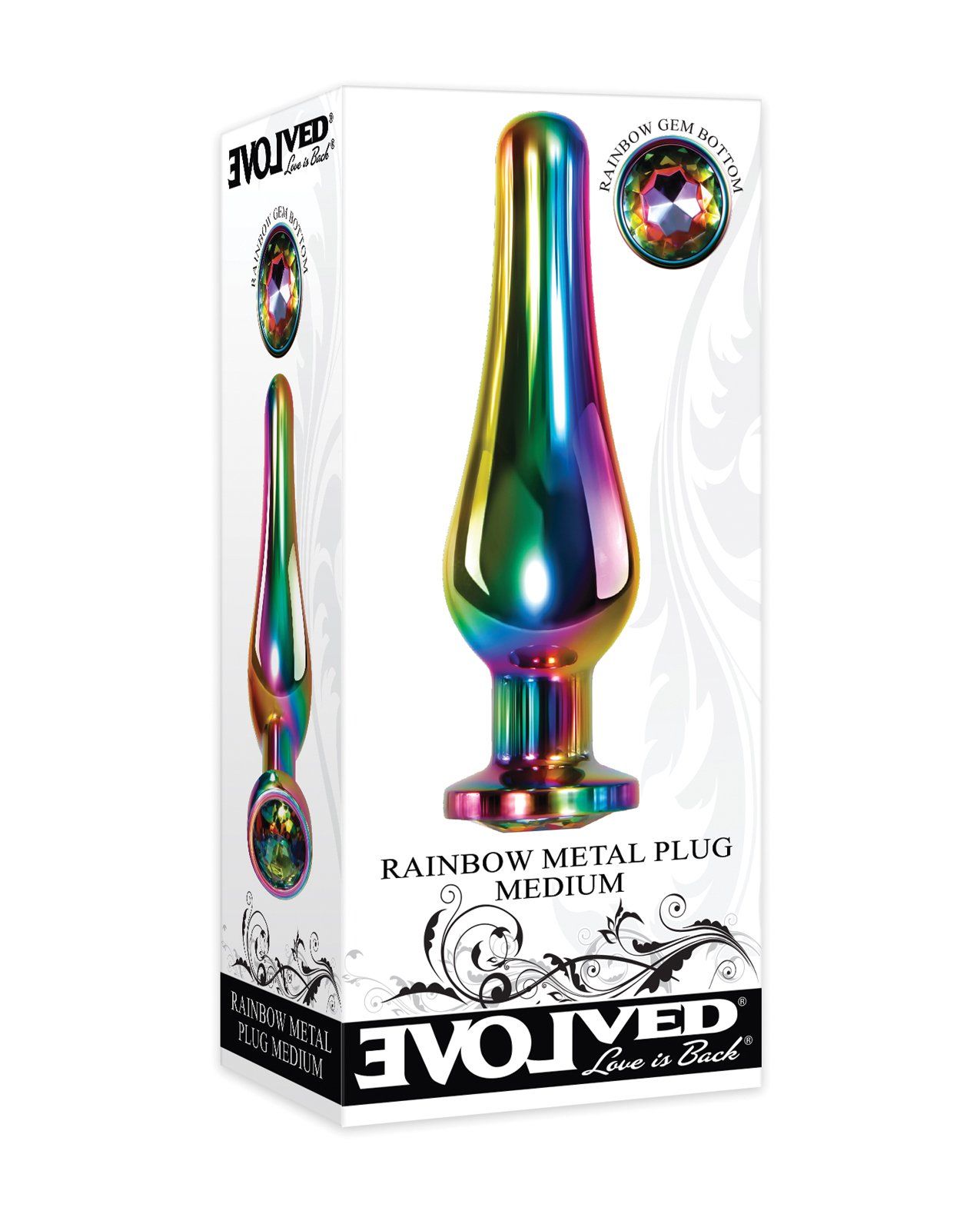 Evolved Rainbow Metal Plug - Medium