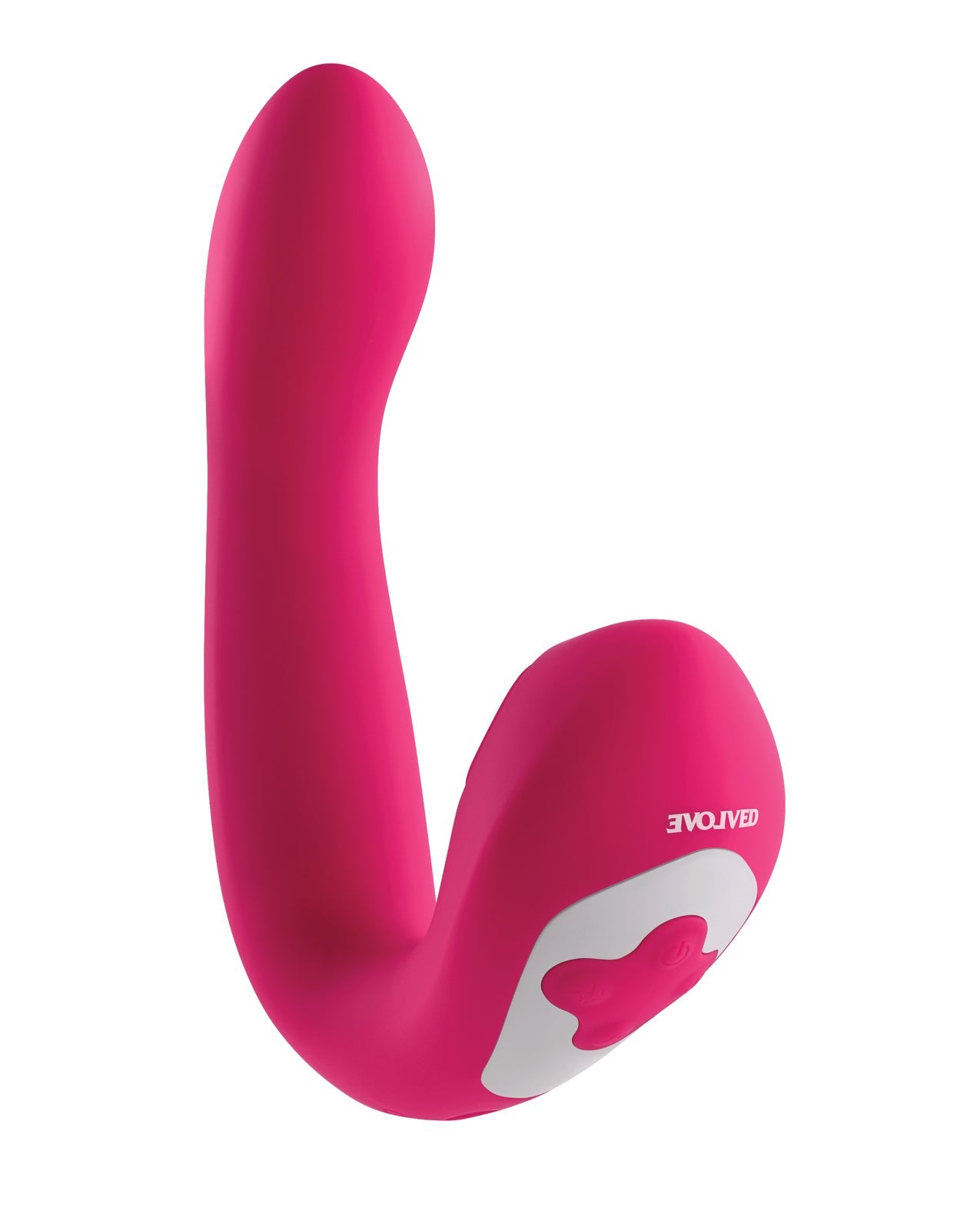 Evolved Buck Wild Come Hither Massagegerät mit zwei Enden, Rosa