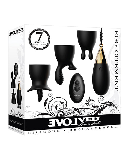 Balle rechargeable Evolved Egg Citation - Noir/Or