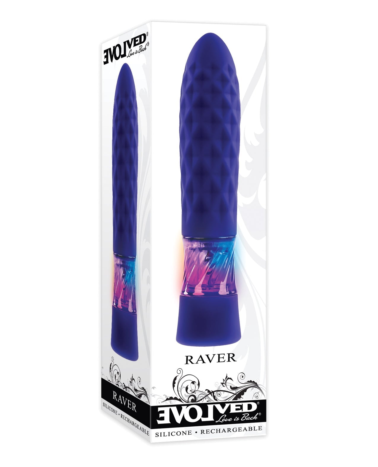 Balle lumineuse Raver Evolved - Violet