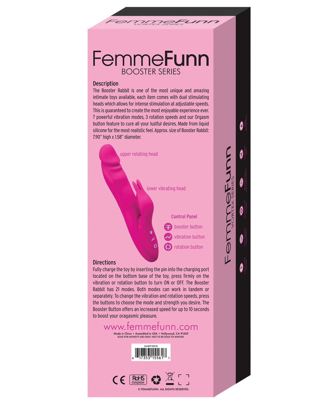 Femme Funn Booster Rabbit – Rosa