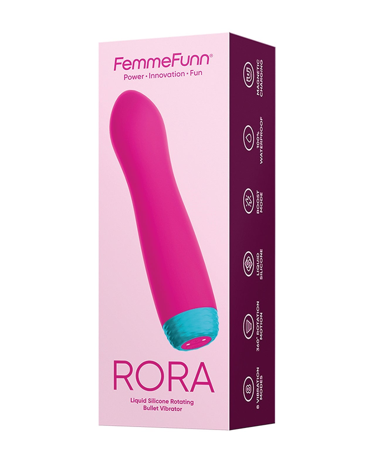 Femme Funn Rora Rotating Bullet - Rose