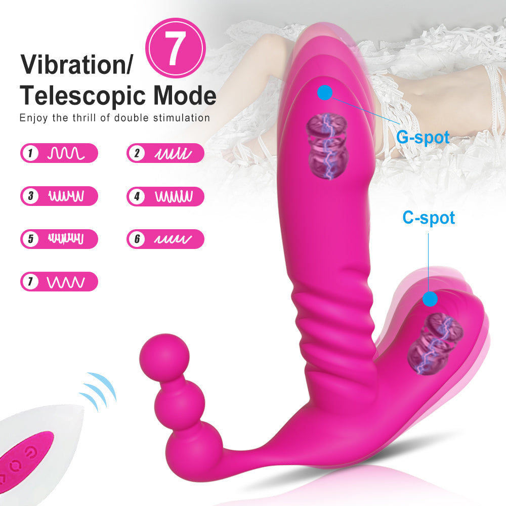 G Spot Wireless Remote Wearable Automatic Thrusting Dildo BKC G Spot Wireless Remote Wearable Automatic Thrusting Dildo BKC