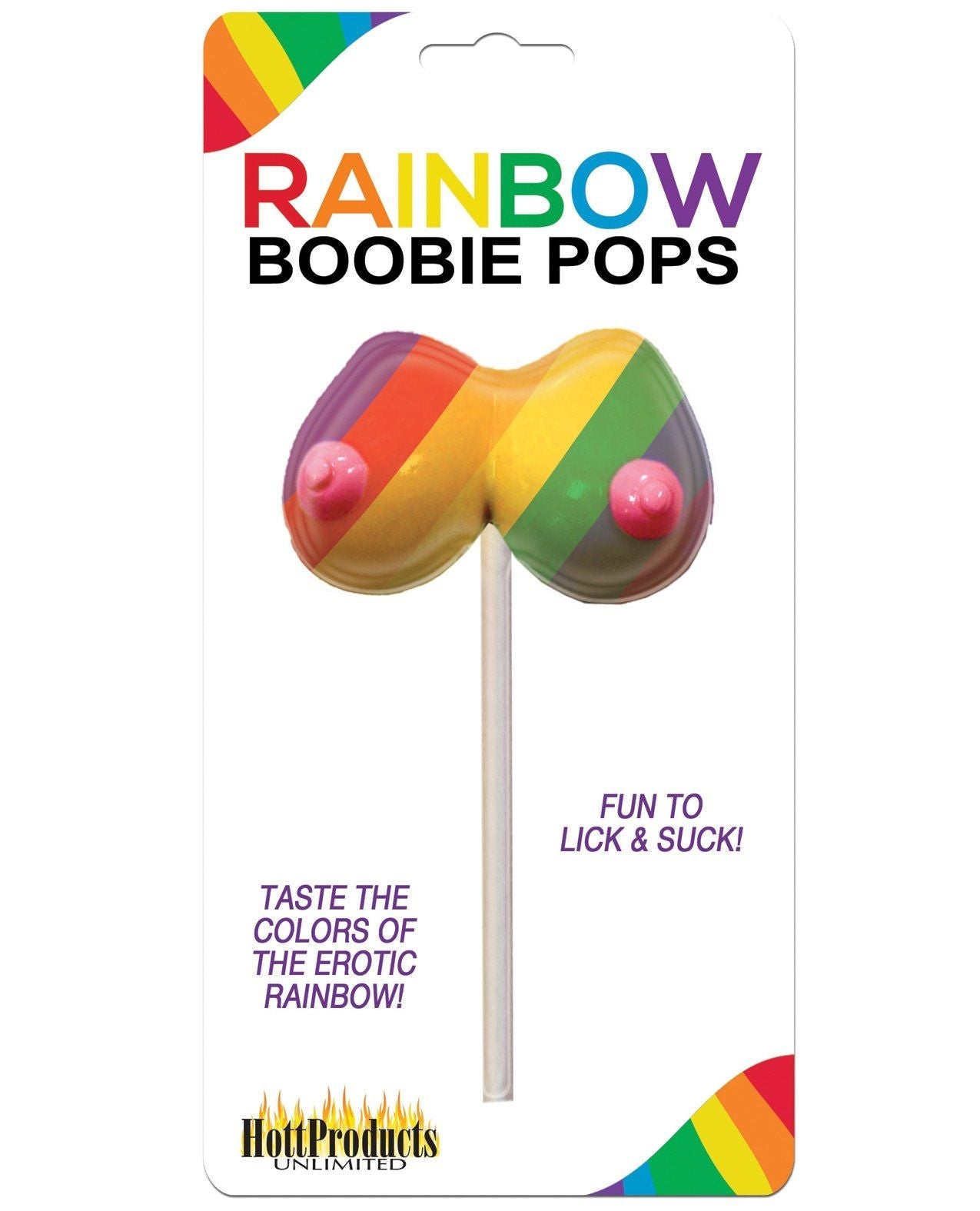 Regenbogen-Boobie-Pops - Regenbogen