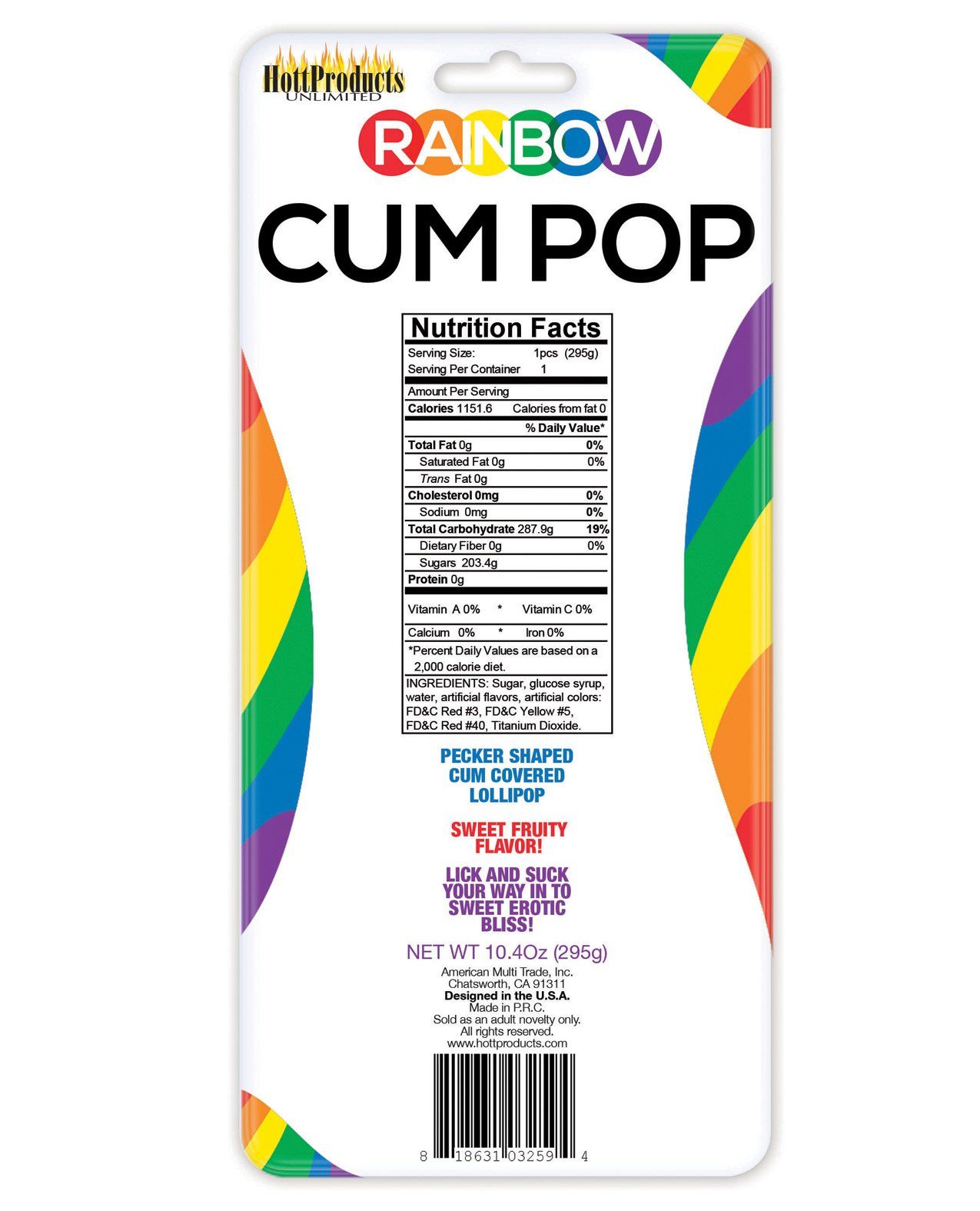 Rainbow Cock Cum Pops