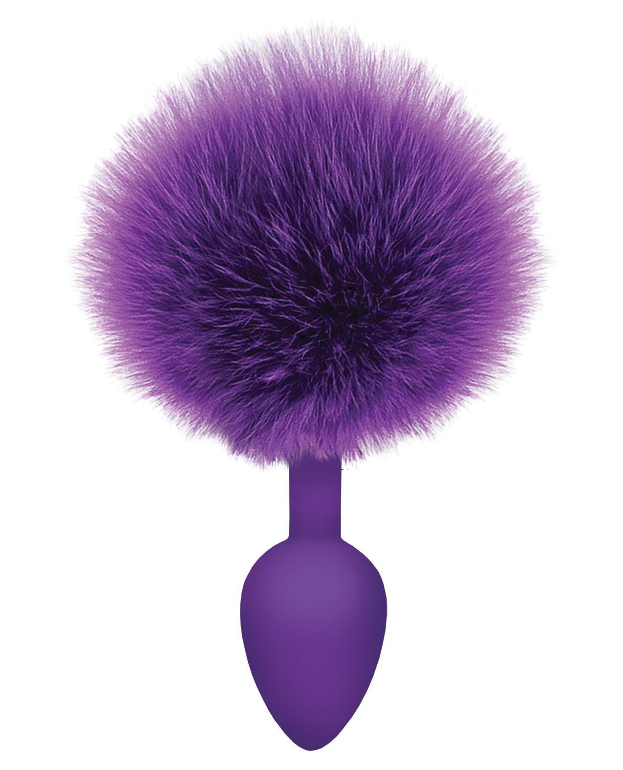 The 9's Cottontails Silikon-Buttplug mit Hasenschwanz, Violett