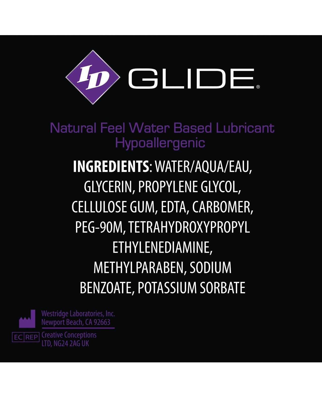 ID Glide Gleitmittel auf Wasserbasis - 12 ml Tube