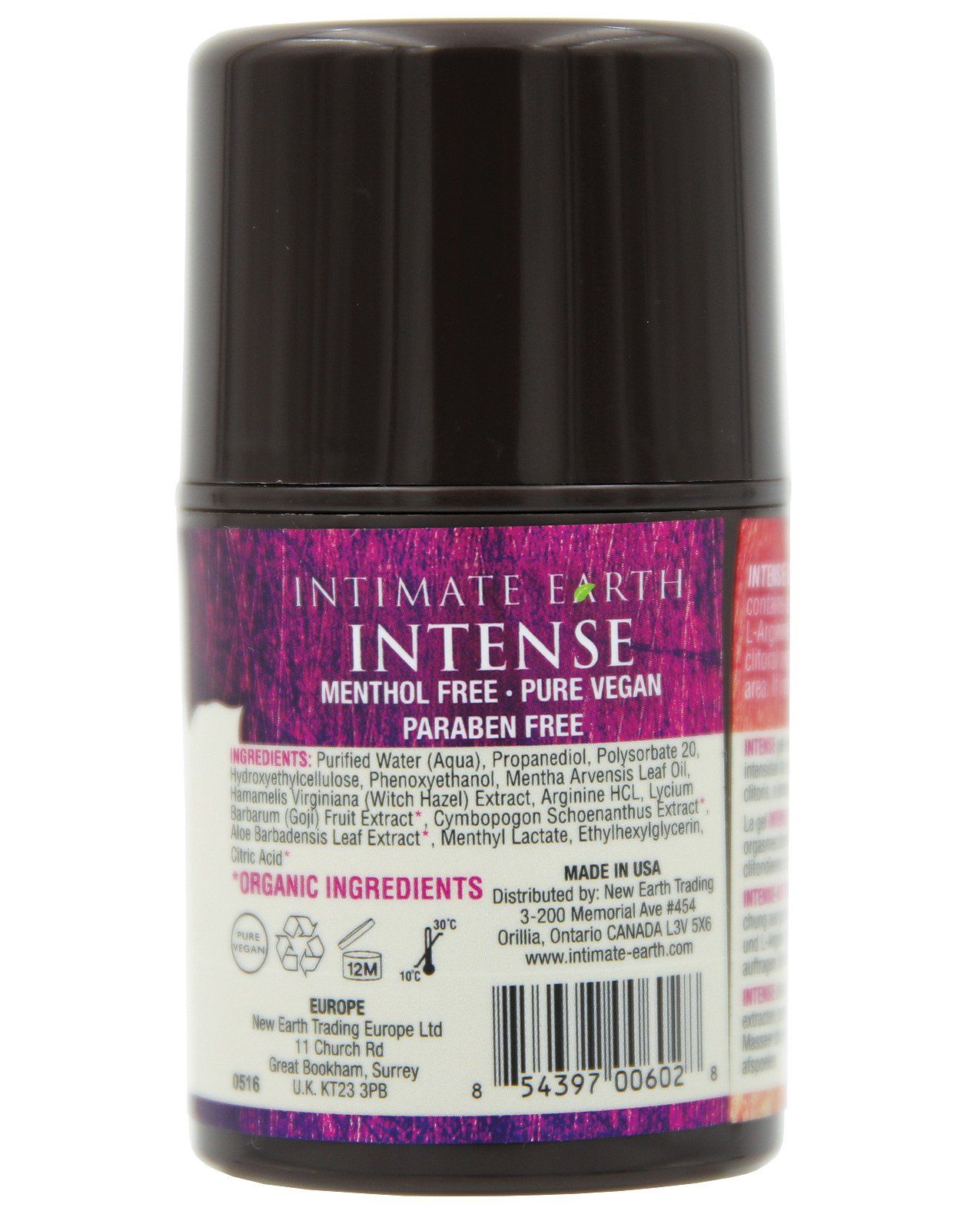 Gel clitoridien intense Intimate Earth - 30 ml