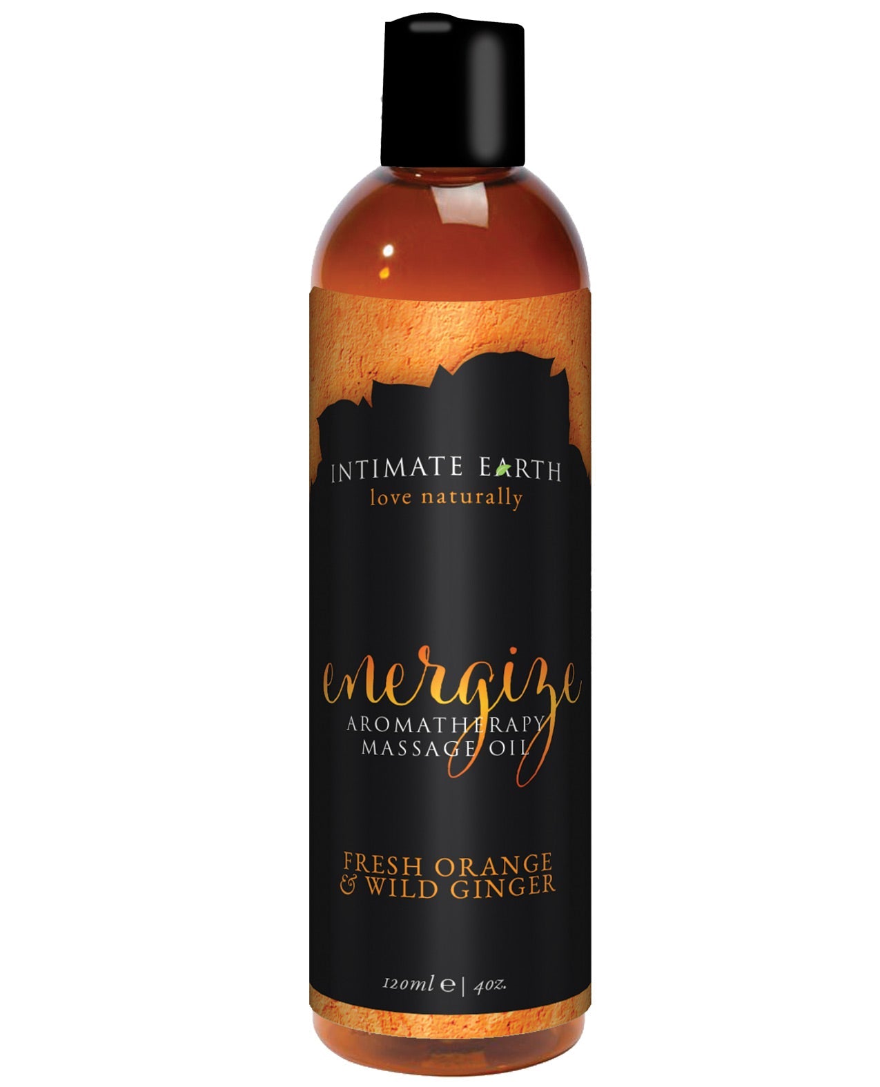 Intimate Earth Energizing Massageöl - 120 ml Orange &amp; Ingwer