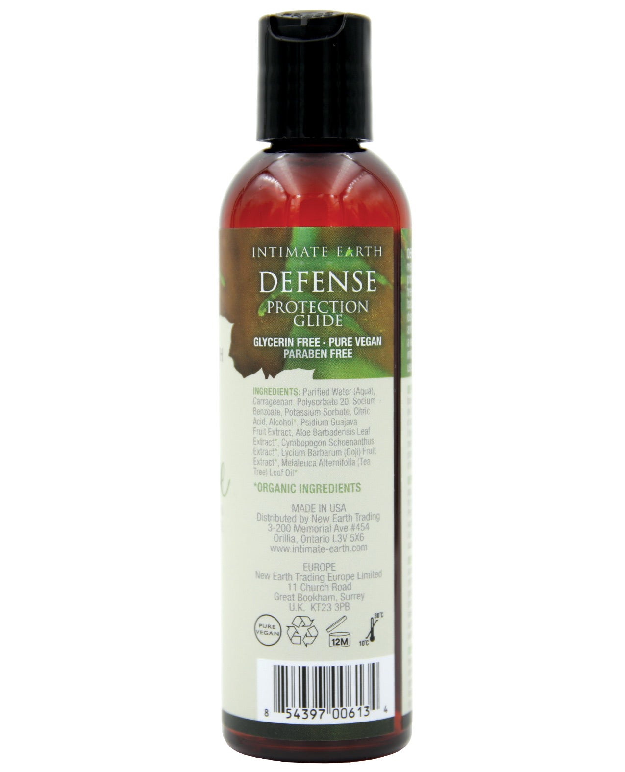 Lubrifiant antibactérien Intimate Earth Defense - 60 ml