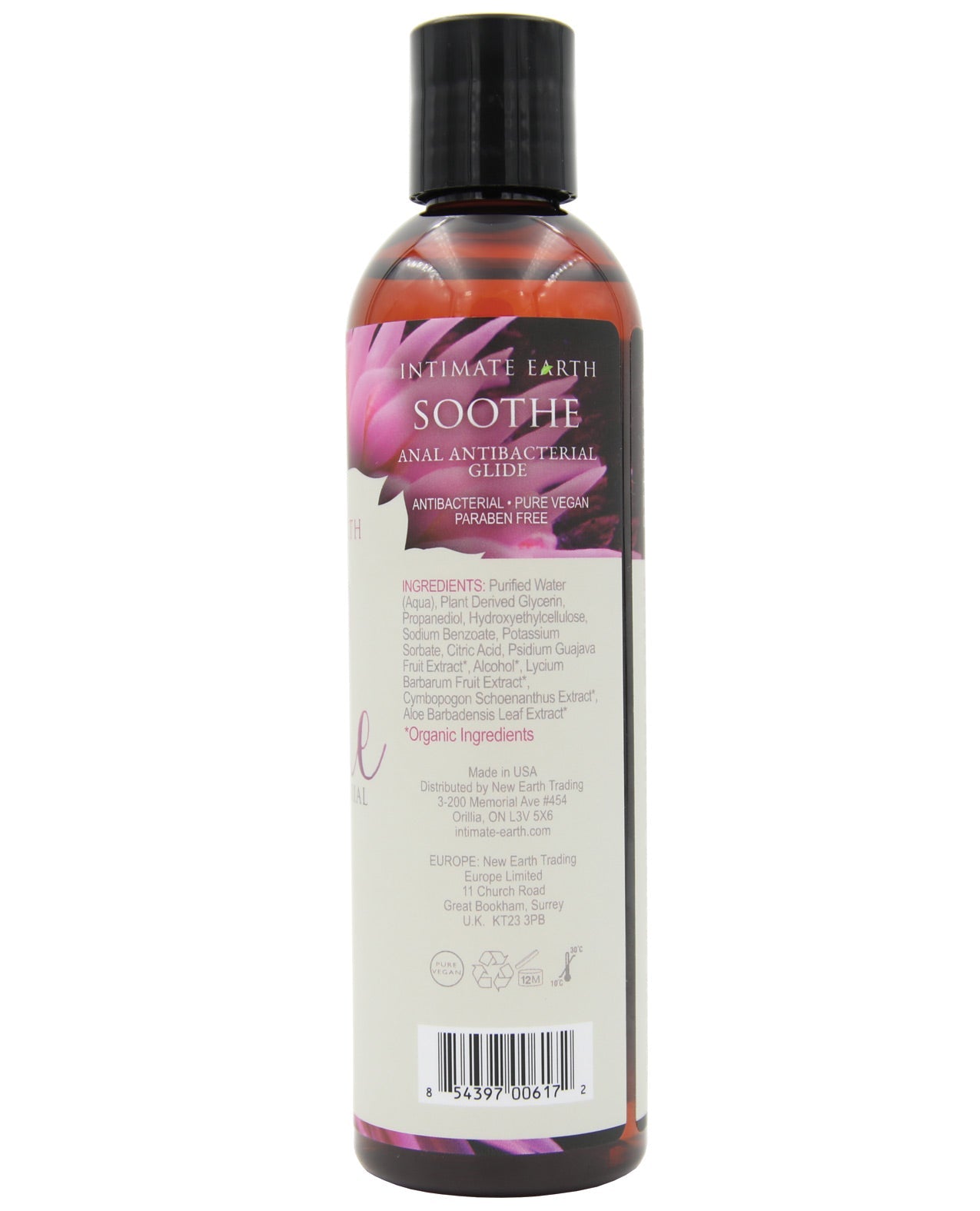 Intimate Earth Soothe Anti-Bacterial Anal Lubricant - 120 ml