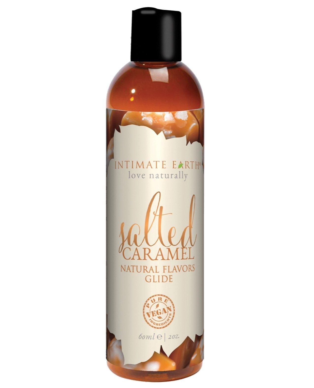 Intimate Earth Natural Flavors Glide - 60 ml Caramel Salé