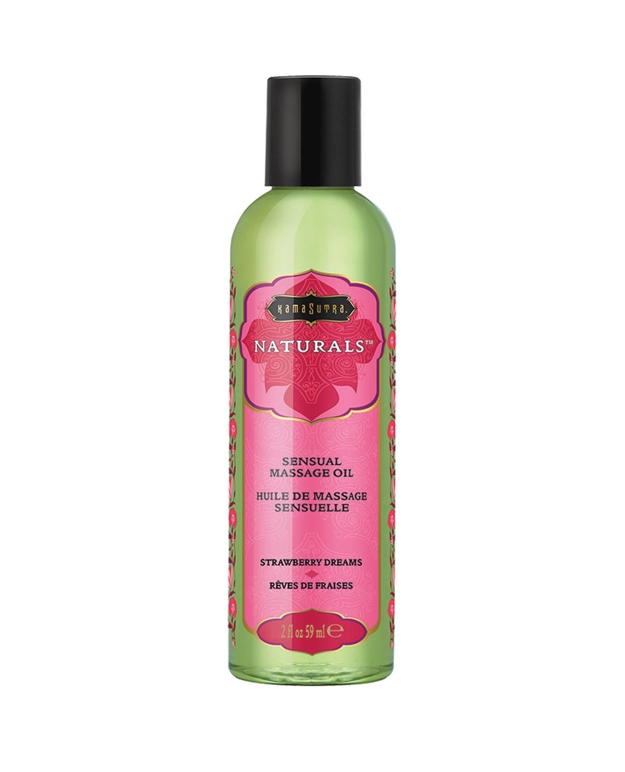 Huile de massage Kama Sutra Naturals - 2 oz Rêves de fraises