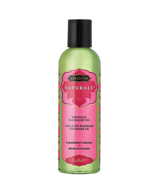 Kama Sutra Naturals Massageöl - 2 oz Strawberry Dreams