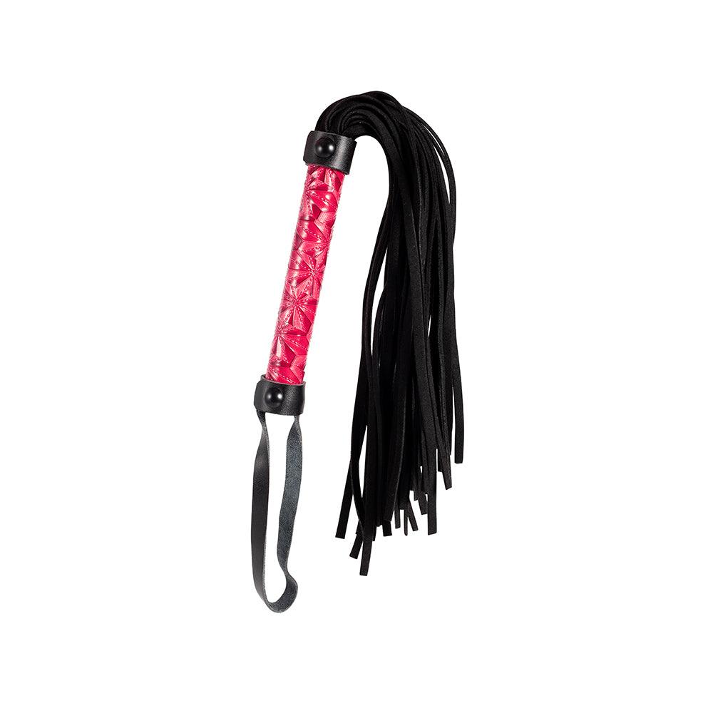 Domme Leather Flogger - Pink