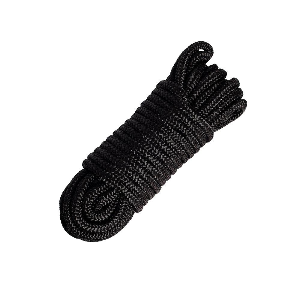 Nylon Bondage Rope Tying 16 ft - Black