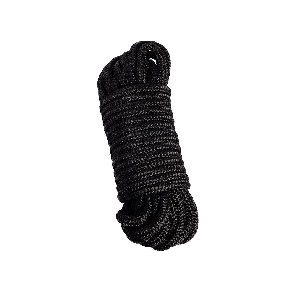 Nylon Bondage Rope Tying 16 ft - Black