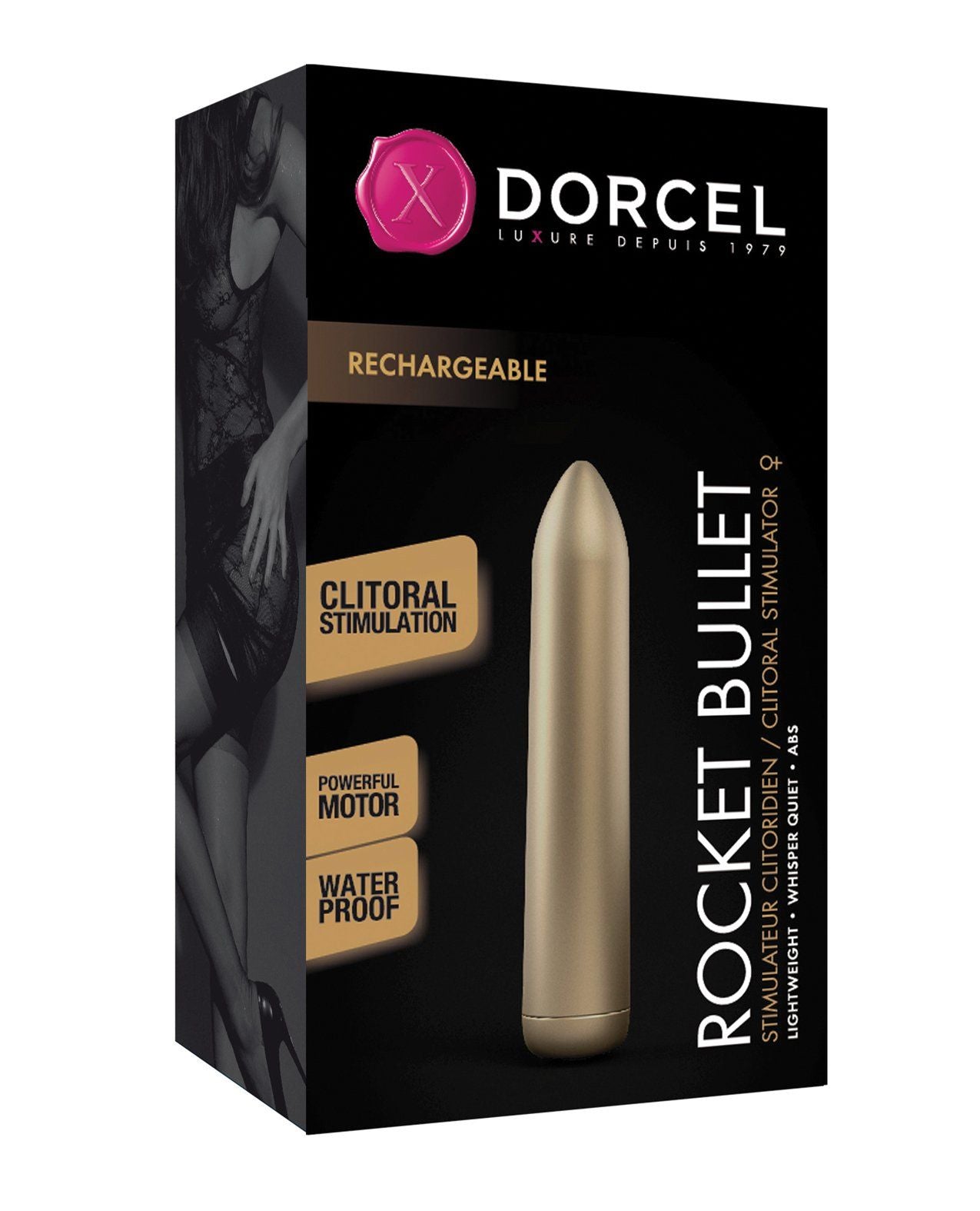 Balle Rocket Dorcel - Noir