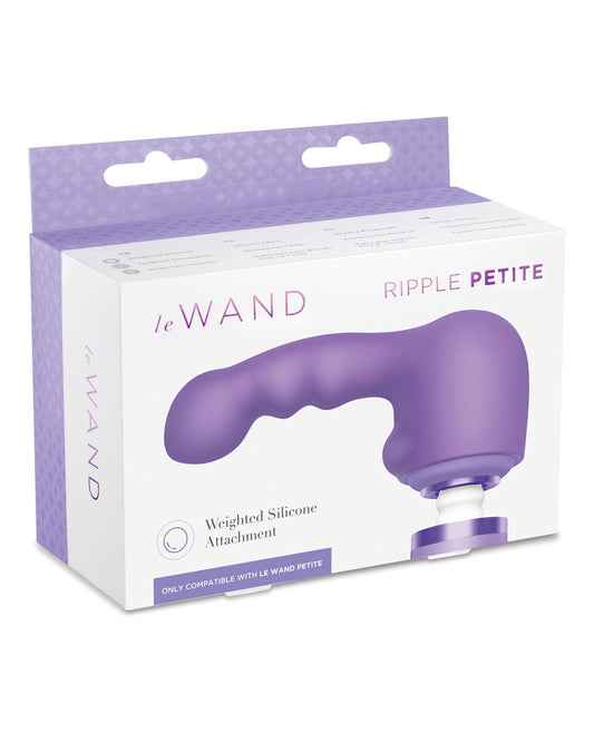 Le Wand Ripple Petite – Gewichteter Silikonaufsatz