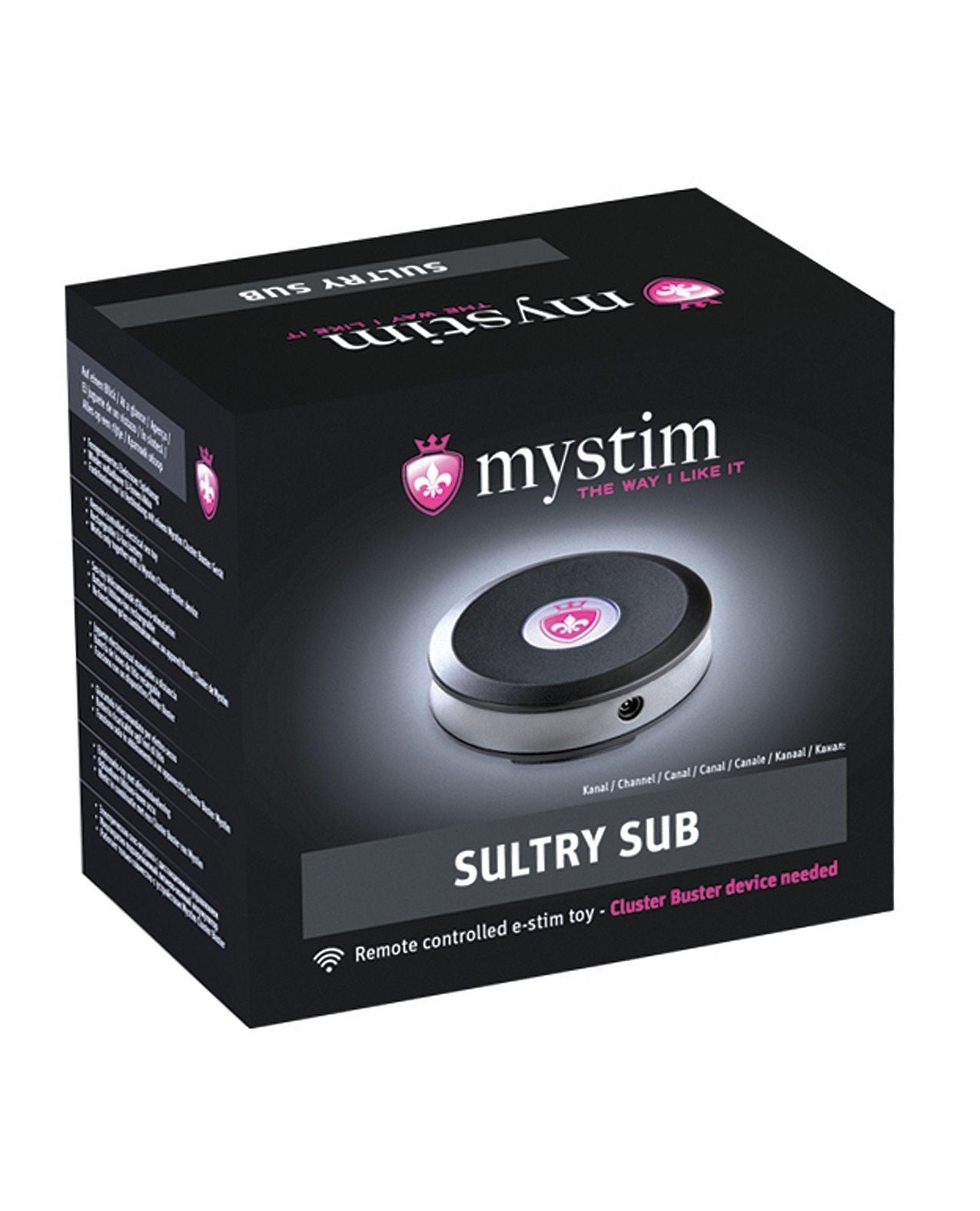 Mystim Sultry Subs Empfänger Kanal 2 - Schwarz