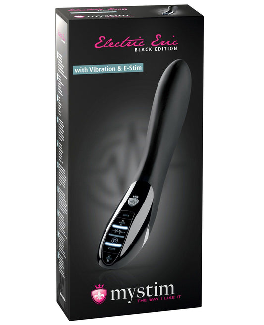 Vibromasseur électrique Mystim Eric eStim Black Edition - Noir