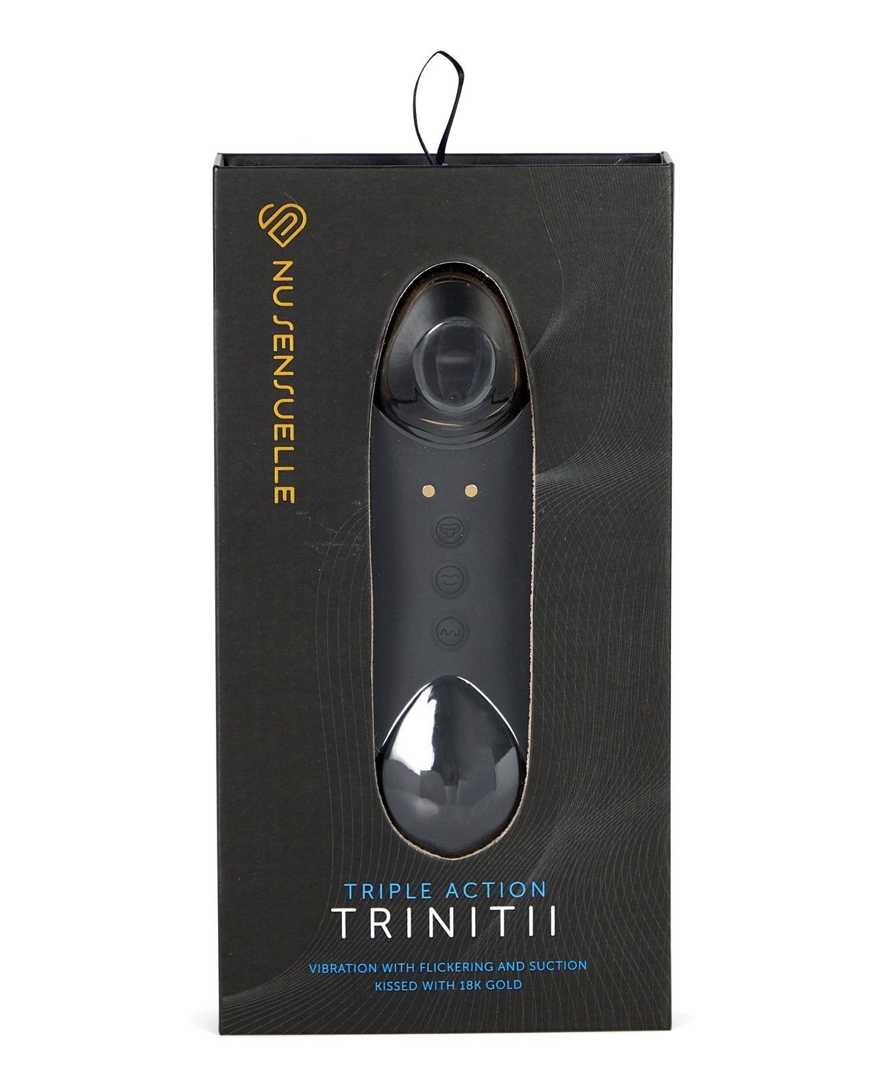 Nu Sensuelle Trinitii Tongue Vibe – 18 Karat Gold