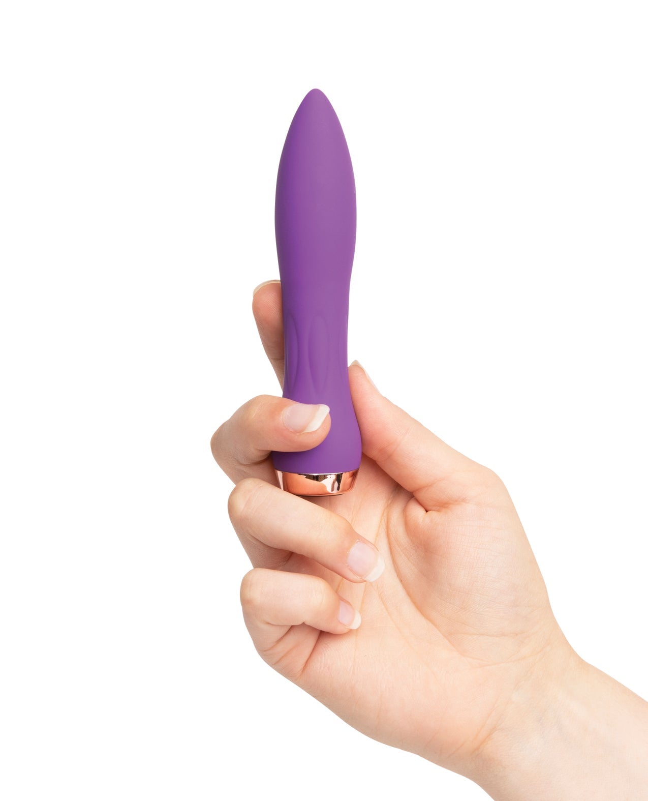 Vibrateur en silicone Nu Sensuelle 60SX AMP - Violet