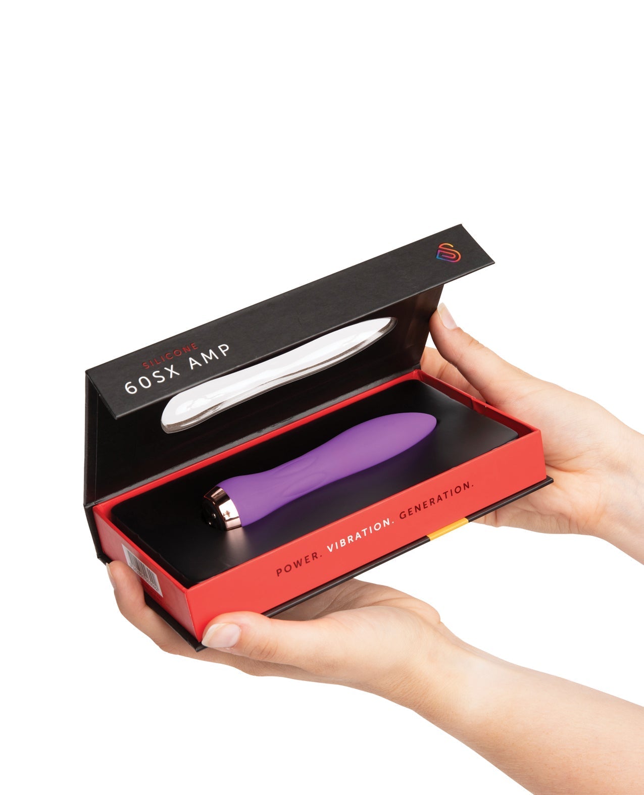 Vibrateur en silicone Nu Sensuelle 60SX AMP - Violet