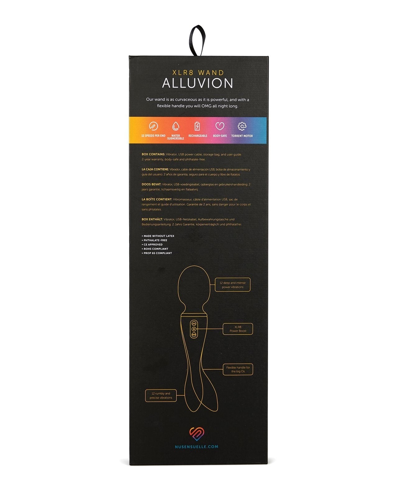 Baguette Nu Sensuelle Alluvion XLR8 - Noir