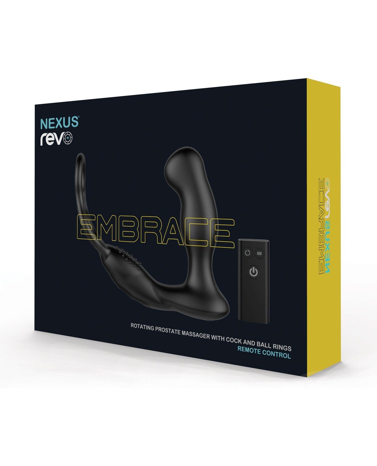 Masseur de prostate rotatif Nexus Revo Embrace - Noir