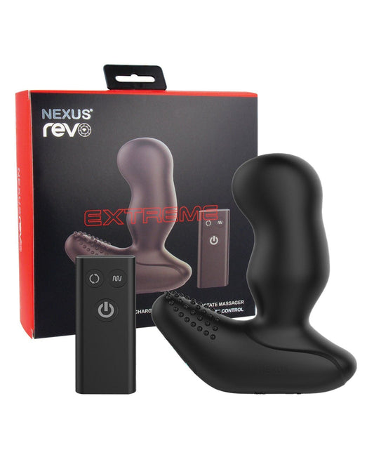 Nexus Revo Extreme rotierendes Prostata-Massagegerät, Schwarz