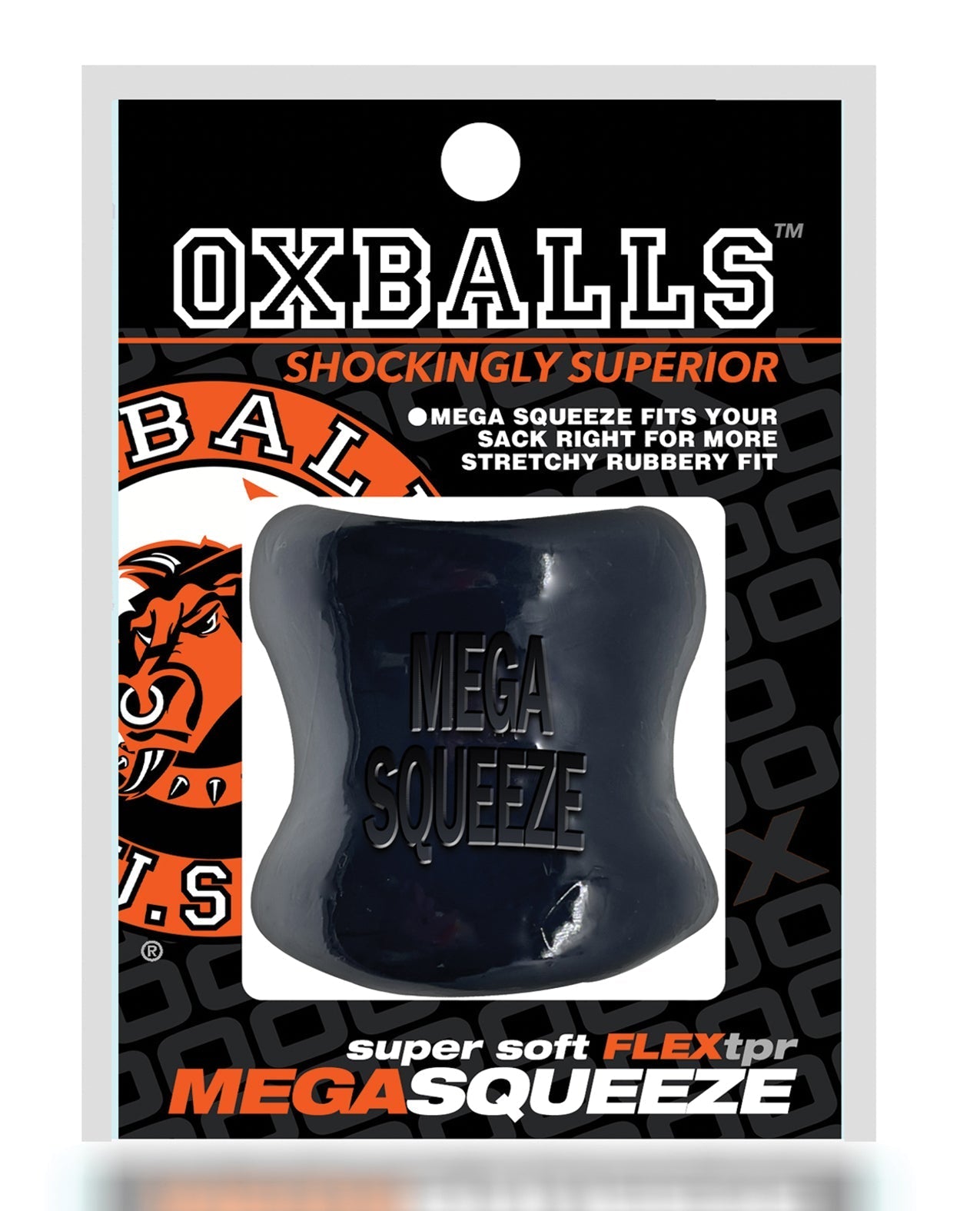 Oxballs Mega Squeeze Ergofit Ballstretcher - Schwarz