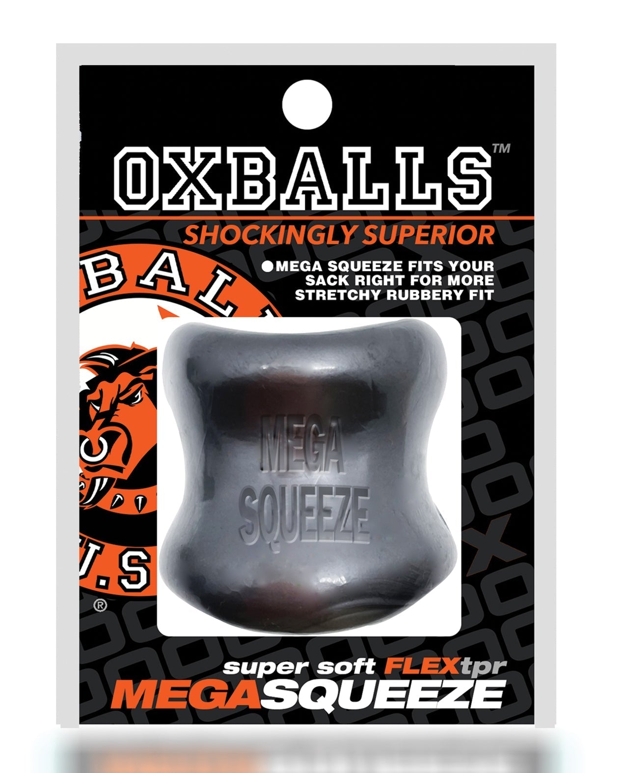 Oxballs Mega Squeeze Ergofit Ballstretcher - Stahl