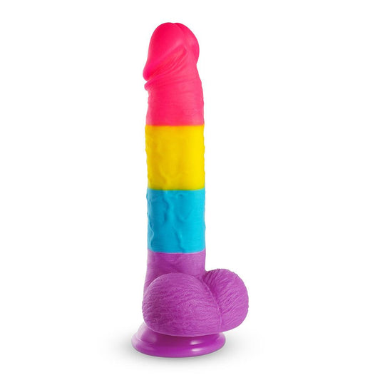 Leo Avant - Bendable Suction Cup Dildo Realistic Dongs Rainbow Dildos for Sale  7 Inch