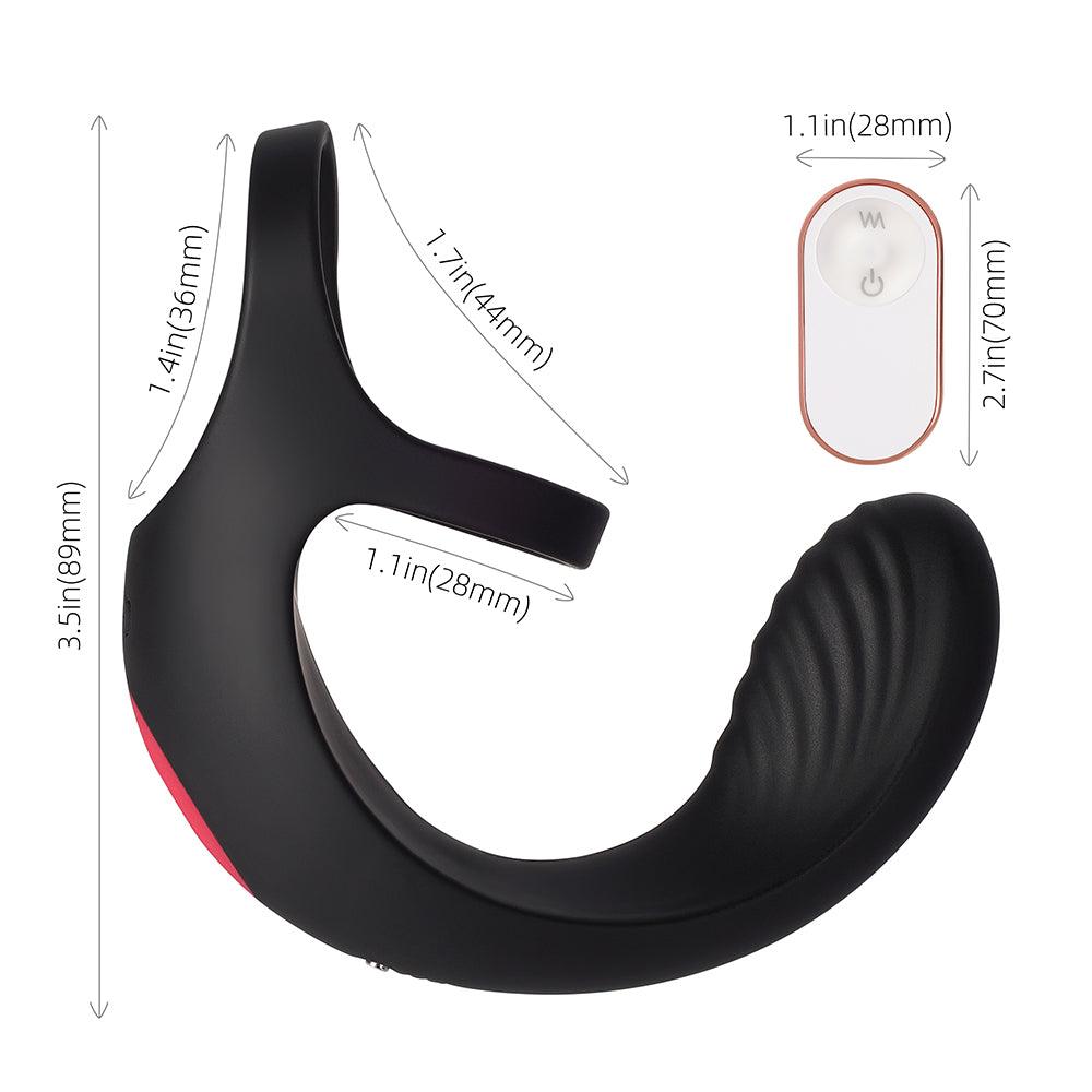 Caress - Vibrating Perineum Stimulation C-Ring