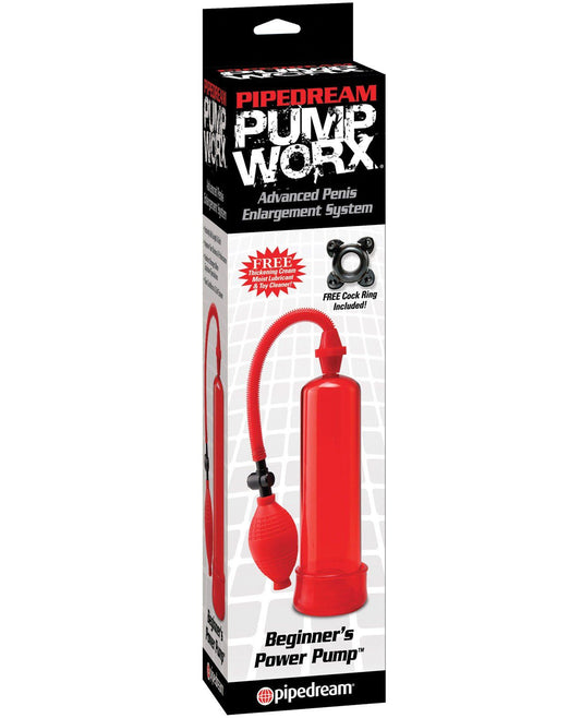 Pompe électrique pour débutants Pump Worx - Rouge