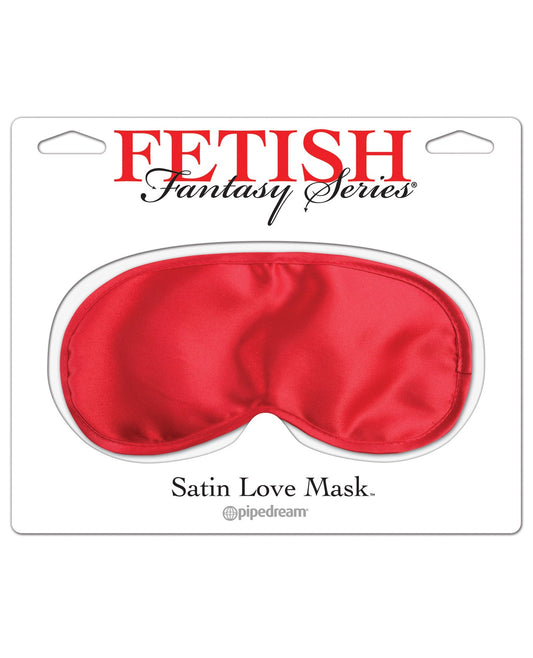 Masque d'amour en satin de la série Fetish Fantasy - Rouge