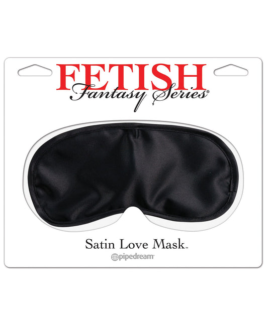 Masque d'amour en satin de la série Fetish Fantasy - Noir