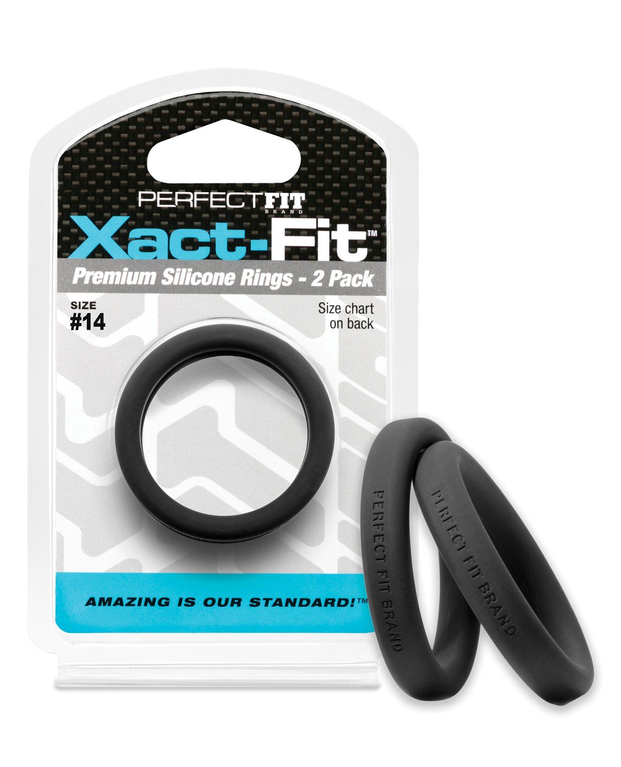 Perfect Fit Xact Fit #14 - Noir Lot de 2