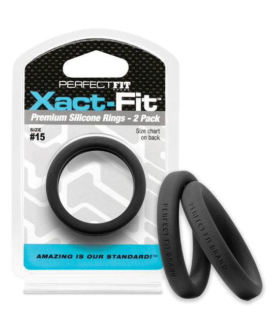 Perfect Fit Xact Fit #15 - Noir Lot de 2