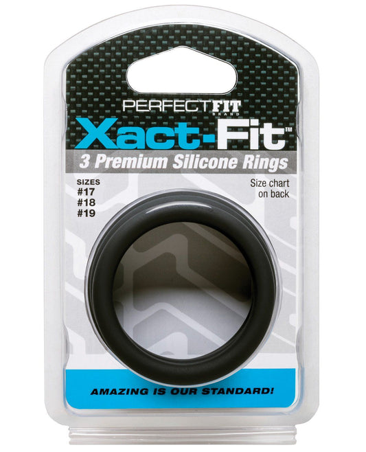 Kit de 3 anneaux Perfect Fit Xact Fit M/L - Noir