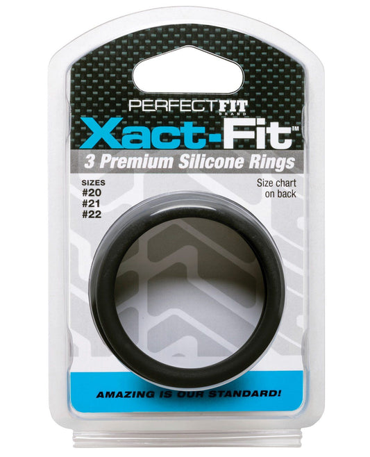 Perfect Fit Xact Fit 3-Ring-Kit L/XL - Schwarz