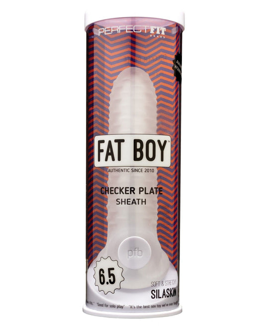 Perfect Fit Fat Boy 6,5" Checker Plate Scheide - Transparent