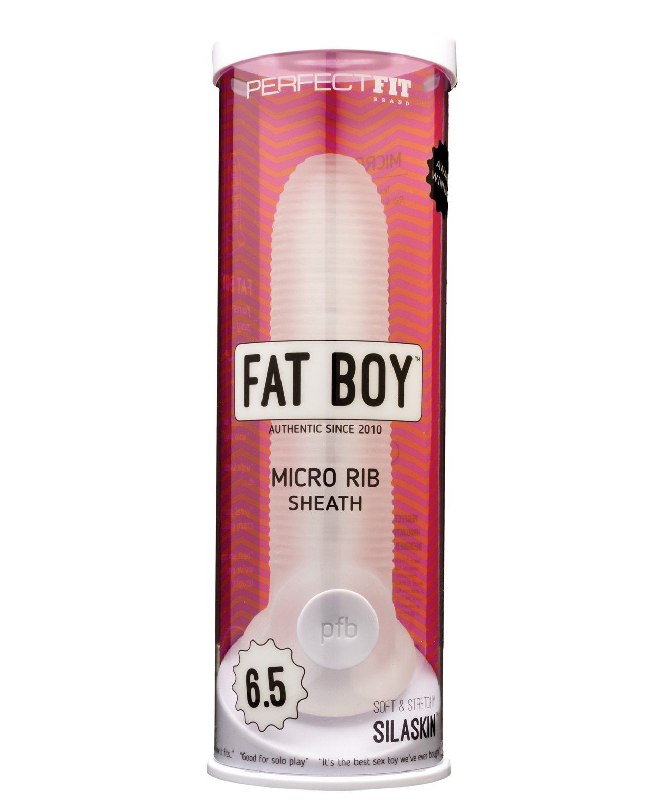 Perfect Fit Fat Boy Micro-Rippenscheide 6,5" - Transparent