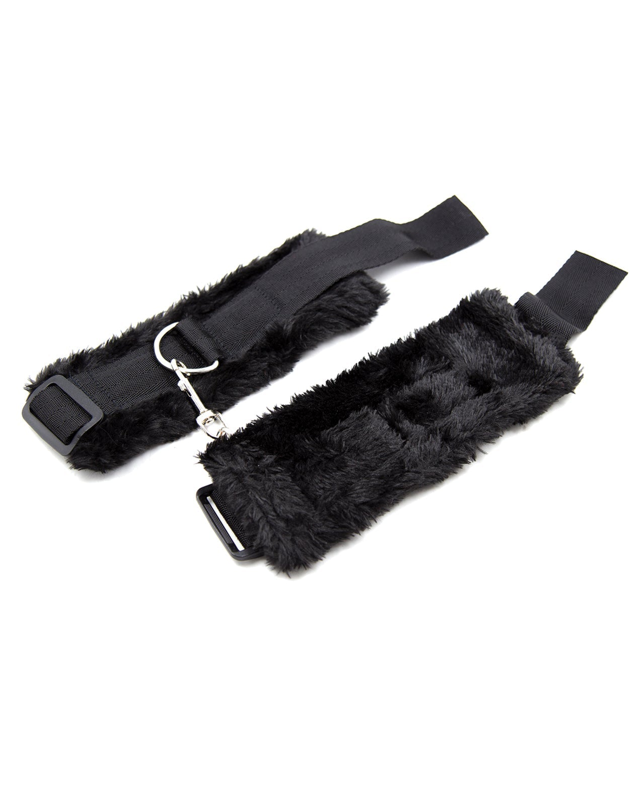 Kit de bondage pour chambre à coucher Fuzzy de Plesur - Noir