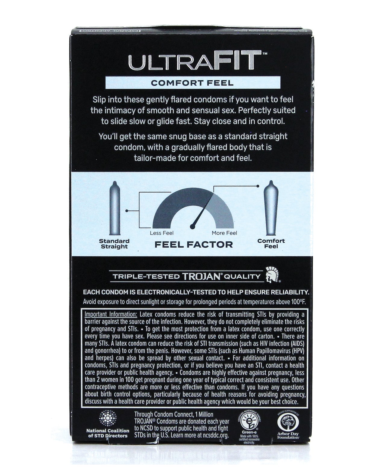 Trojan Ultrafit Comfort Feel Condom - Pack of 10