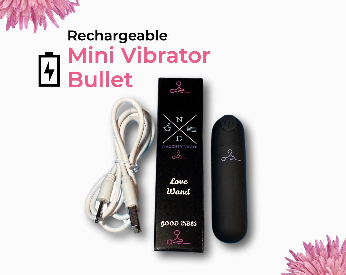 Bullet Rechargeable Vibrator - 10 Intense Speed Modes