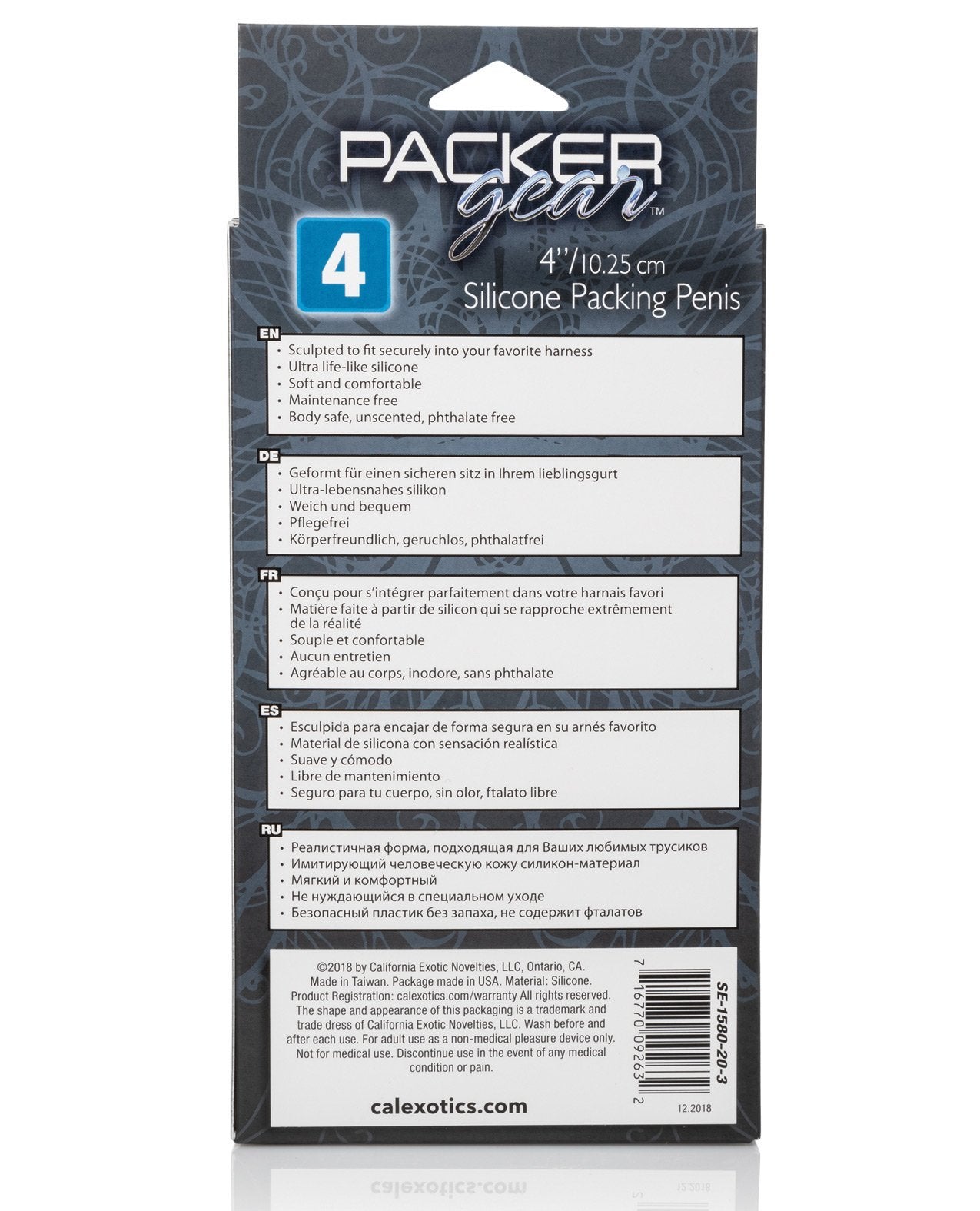 Packer Gear 4" Silicone Emballement Pénis - Ivoire