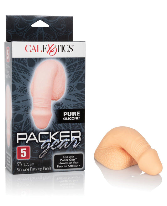 Packer Gear 5" Packing Penis aus Silikon - Elfenbein